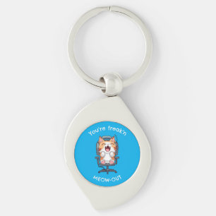 Chaveiro Gato Engraçado Perdeu a Linha