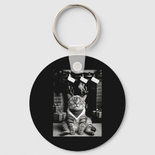 Chaveiro Gato Engraçado Tirando Uma Selfie Natal Xmas Pijam