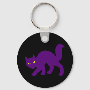 Chaveiro Gato Espiritual Assustador de Halloween Mau