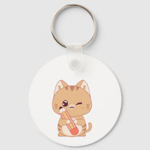 CHAVEIRO GATO ESTUDANTE DE GATO AMOR DESIGN