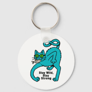Chaveiro Gato Expressivo Excêntrico