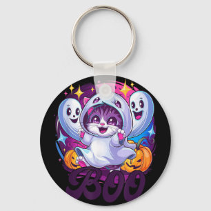 Chaveiro Gato fantasma Boo