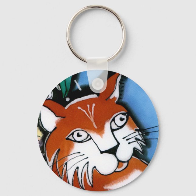 Chaveiro Gato Feliz (Frente)