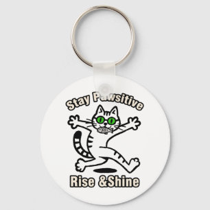 Chaveiro Gato Fique Positivo