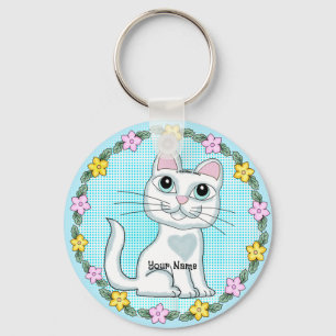 Chaveiro Gato Gatinho de Olho Grande