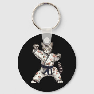Chaveiro Gato Gatinho Gata Karatê Taekwondo Kickboxing