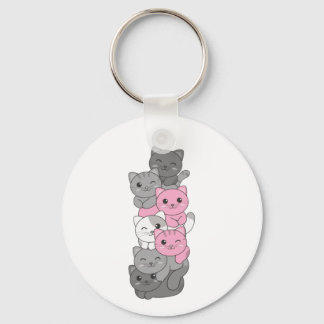 Chaveiro Gato Gelado de Orgulho Ggbtq de Sinalizador Demigi