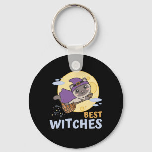 Chaveiro Gato Halloween Bruxas Meninas Bruxas Melhores Brux