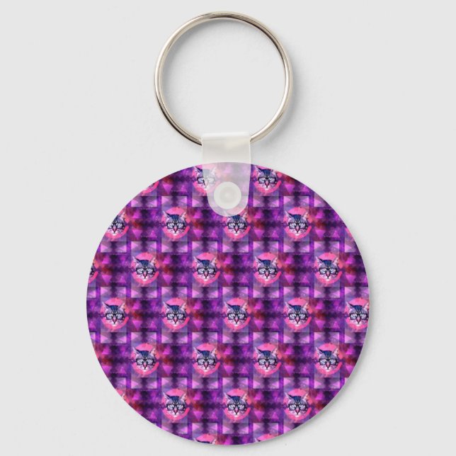 Chaveiro gato iluminado (Frente)