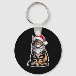 Chaveiro Gato Maine Coon Natal Xmas Gatinho Amante de Gatos