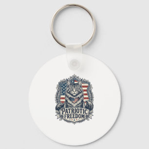 Chaveiro Gato Maine Coon Patriota