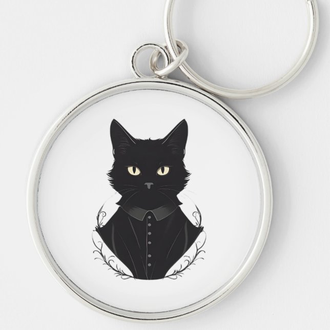 Chaveiro Gato Negro Encantado de Salem (Frente)