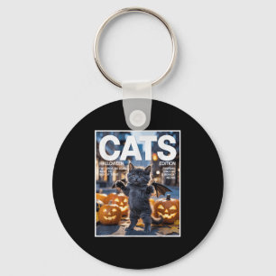 Chaveiro Gato Negro Engraçado, Fofo De Morcegos, Fofo, Zinh