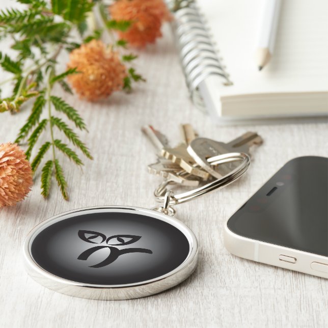 Chaveiro Gato Negro Halloween (Lateral)