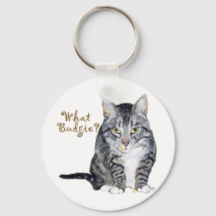 Chaveiro Gato Persa Pergunta: Qual Periquito?
