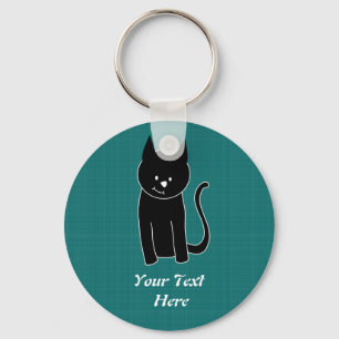 Chaveiro Gato preto bonito