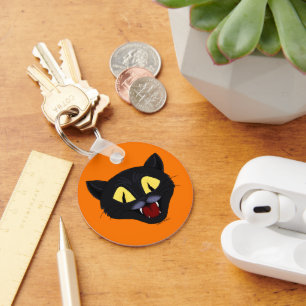 Chaveiro Gato Preto de Halloween