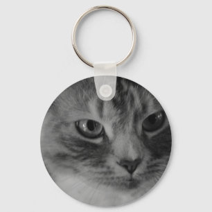 Chaveiro Gato (preto e branco)