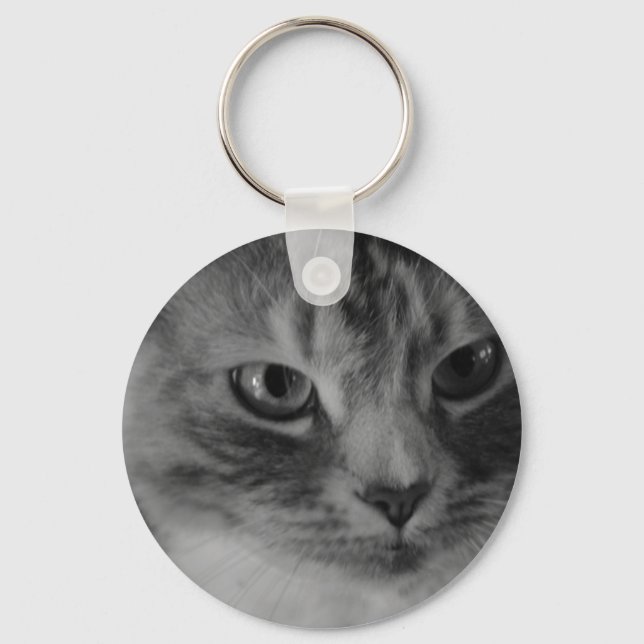 Chaveiro Gato (preto e branco) (Frente)