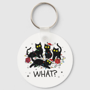 Chaveiro Gato Preto Engraçado Qual Árvore de Natal Meme Nat