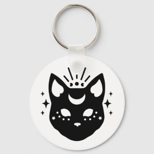 Chaveiro Gato Preto Místico