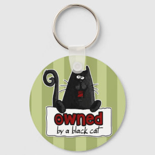 Chaveiro gato preto possuído