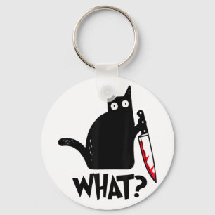 Chaveiro Gato Que Gato Negro Engraçado Camisa Um Gato Assas