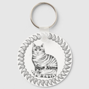 Chaveiro Gato Tabby Mouser