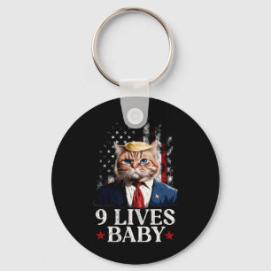 Chaveiro Gato Trump 9 Vidas Por Trump 2024 Vitória Vencedor