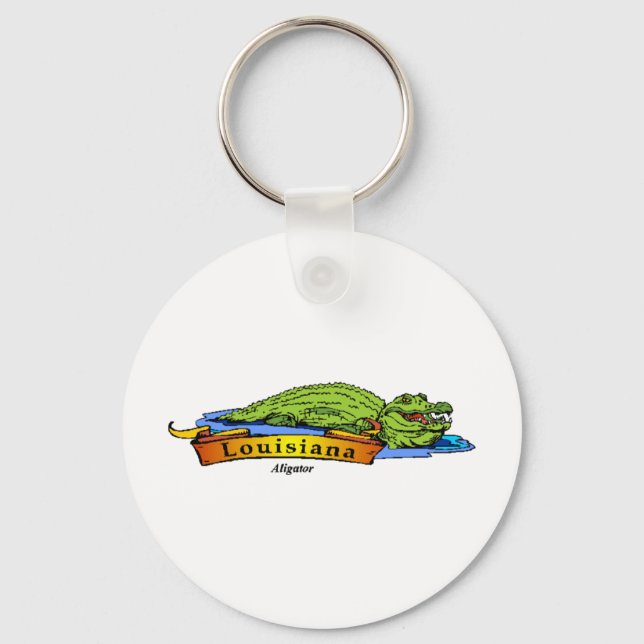 Chaveiro Gator da Louisiana (Frente)