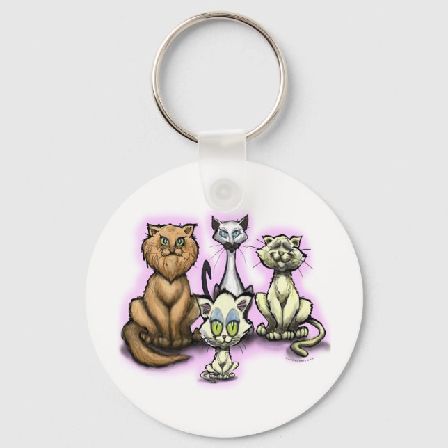 Chaveiro Gatos (Frente)