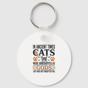 Chaveiro Gatos Antigos Engraçados Adorados Como Deuses Cami