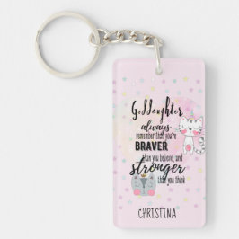 Chaveiro Gatos de Cotação Motivada Personalizados GODDFGHTE