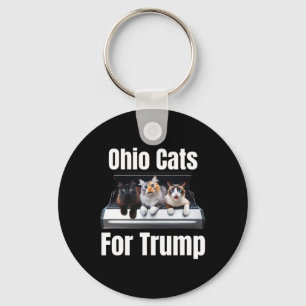 Chaveiro Gatos De Ohio Por Trump - Gato Político Engraçado
