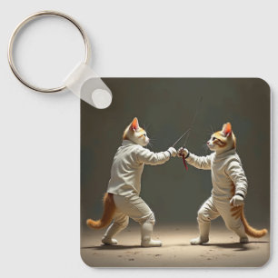 Chaveiro gatos de sabre