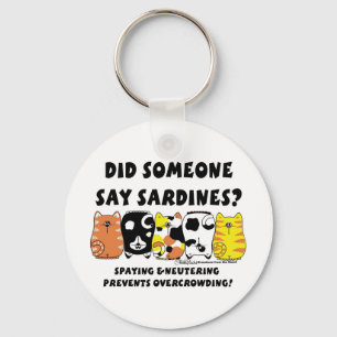 Chaveiro Gatos De Sardine