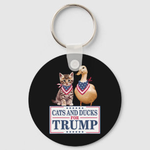 Chaveiro Gatos E Patos Para Trump 2024 Gatinhos E Patos Par