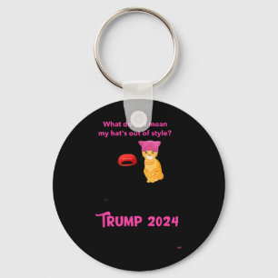 Chaveiro Gatos E Senhoras De Gatos Para Trump 2024 Engraçad