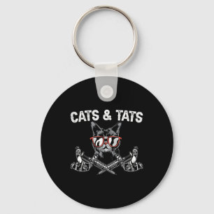Chaveiro Gatos E Tatuagens Que Tinham A Tatuagem Tatto-Love