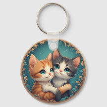Gatos Fofos Se Abraçando