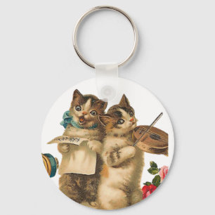 Chaveiro Gatos Musicais