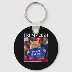 Chaveiro Gatos Não Me Comam Para Trump 2024