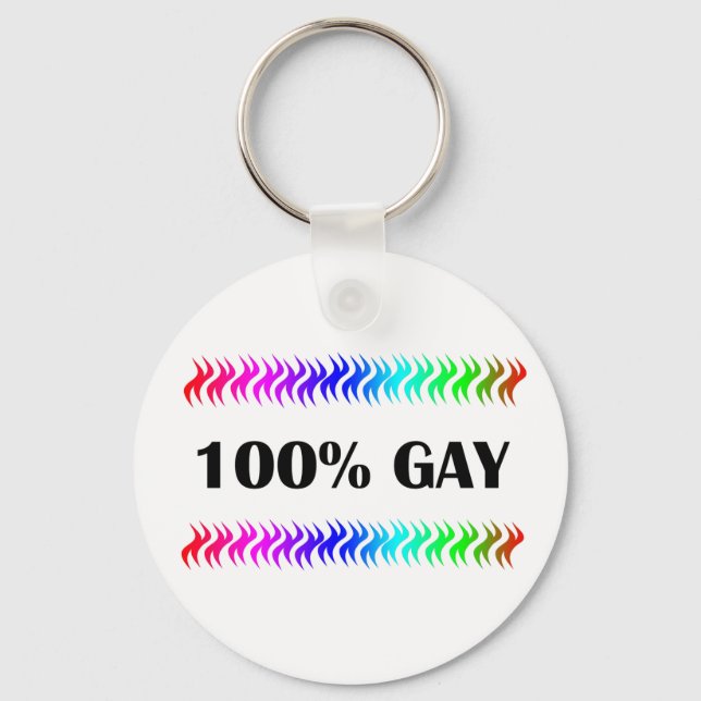 Chaveiro gay de 100% (Frente)