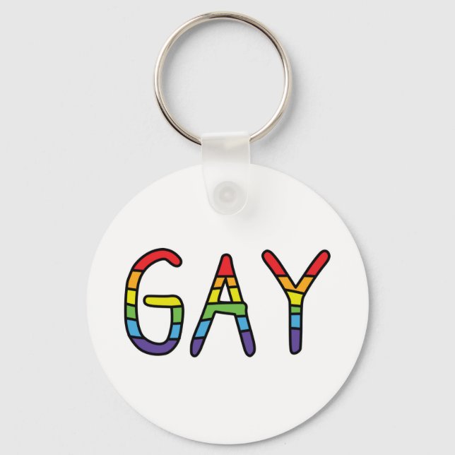 Chaveiro Gay Doodle Design (Frente)