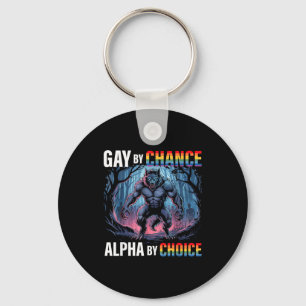 Chaveiro Gay Por Acaso Escolha Alfa Lobo Engraçado Alfa Lgb