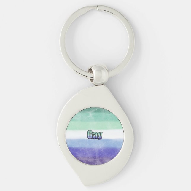 Chaveiro Gay pride flag key ring (Frente)
