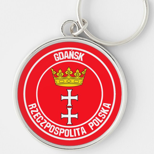 Chaveiro Gdańsk Round Emblem (Frente)