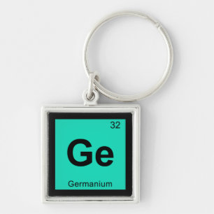Chaveiro Ge - Química do Germânio Símbolo da Tabela Periódi