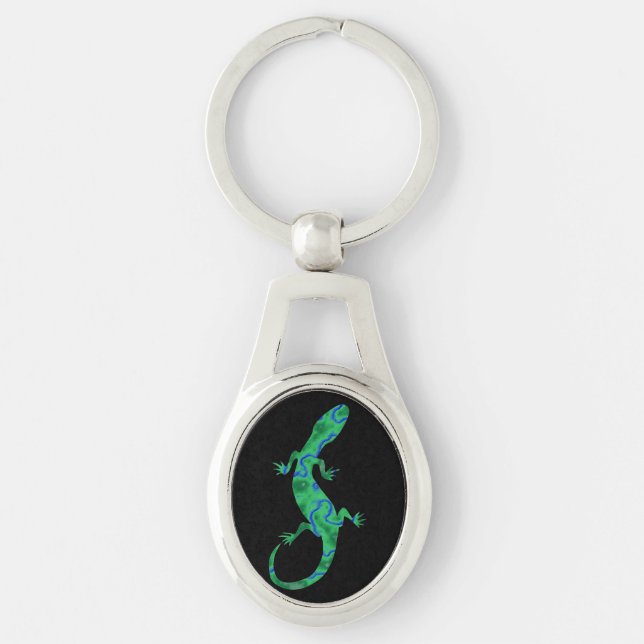 Chaveiro Gecko Verde (Frente)
