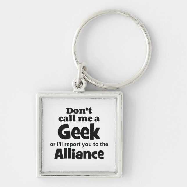 Chaveiro Geek Alliance bf (Frente)